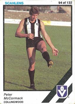 1984 Scanlens VFL #94 Peter McCormack Front